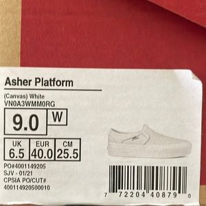Vans Asher Platform Sneaker